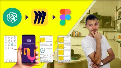 Udemy course thumbnail for Revolutionize UX/UI: AI-Design Strategies with ChatGPT