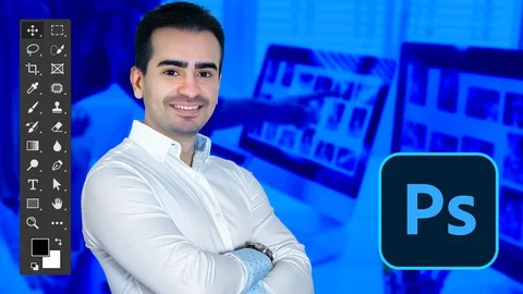 Udemy course thumbnail for Ultimate Photoshop Training: From Beginner to Pro 2025 + AI